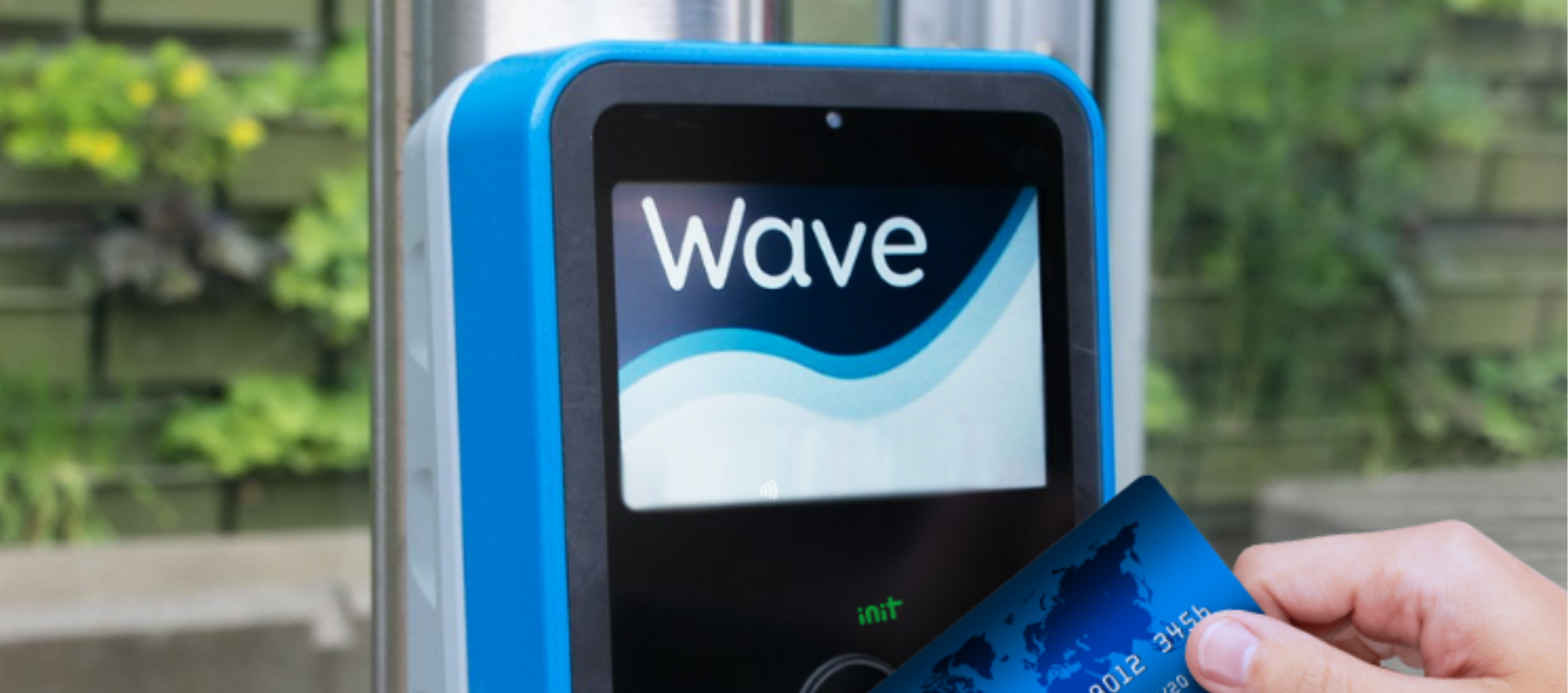 Grand Rapids tap for payment on fare validator.