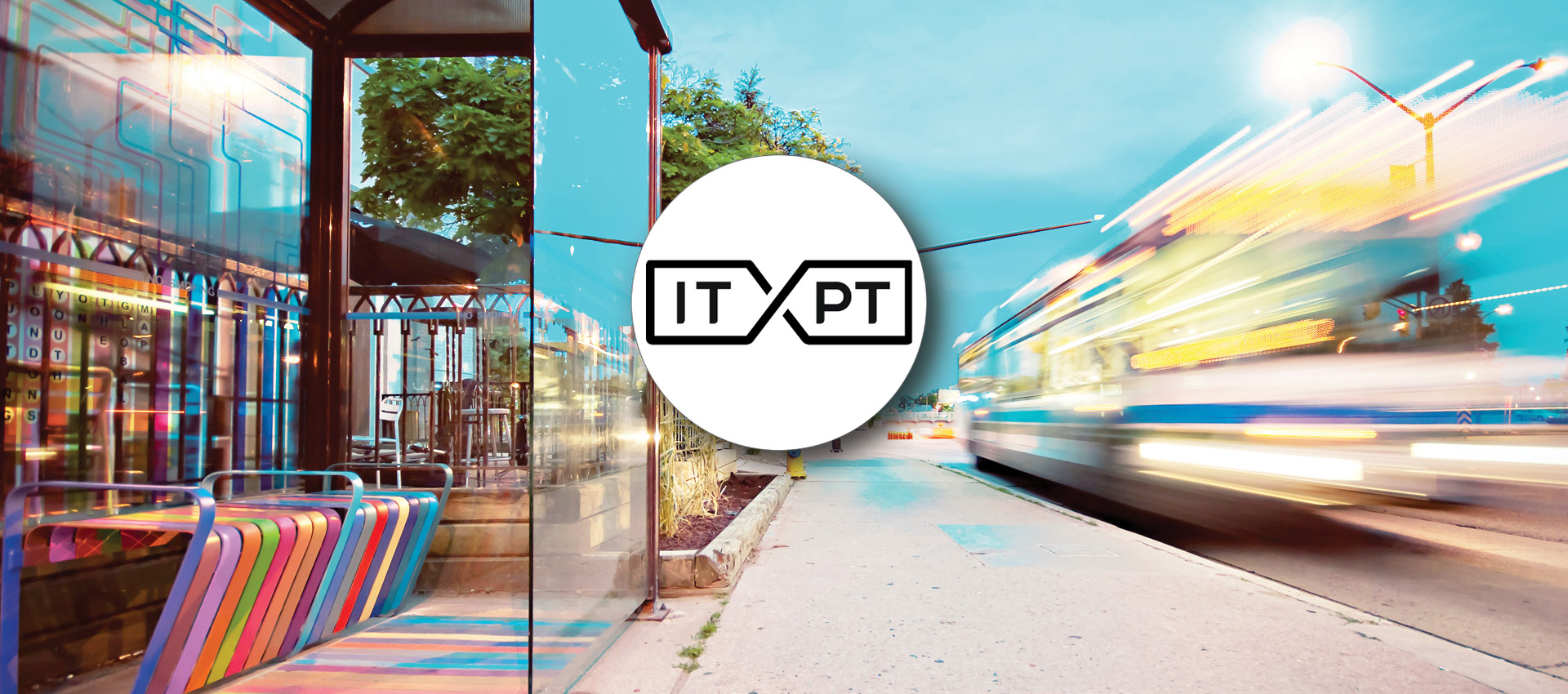 ITxPT label overlayed onto cityscape scene.